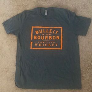 NEW Bullet Bourbon Gray Sz Small Grey Bulleit Tee Shirt